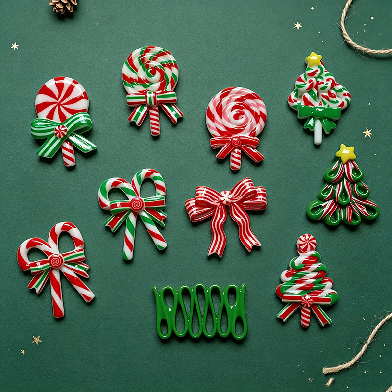 5pcs Christmas Resin Accessori - Gold 6138 ulasan dan harga